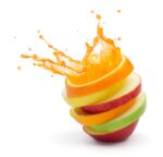 Obst Orangen Apfelscheiben
